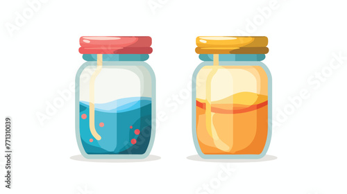 Jar Icon Flat vector isolated on white background