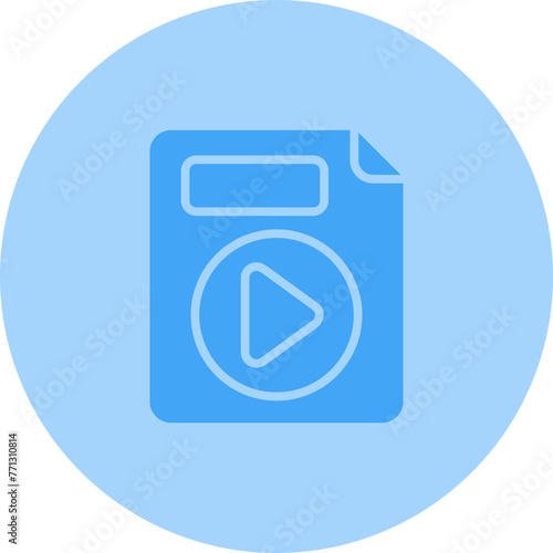 Video File Vector Icon
