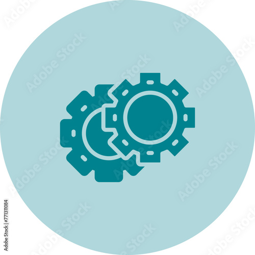 Gears Vector Icon