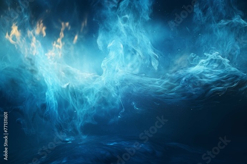blue and blue fire background image