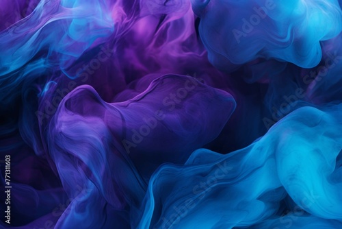 digital abstract purple fire on a black background