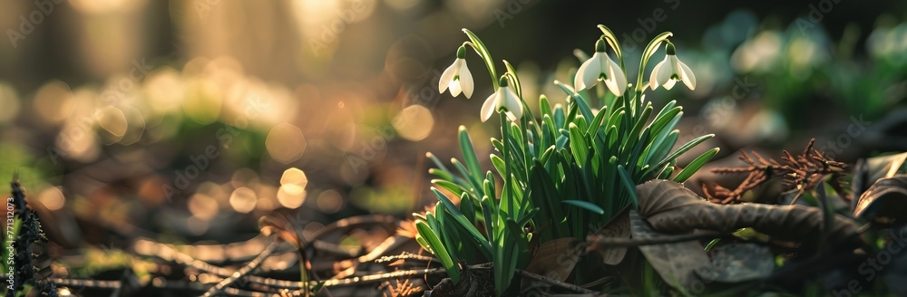 Obraz premium Plants Close Up in Grass