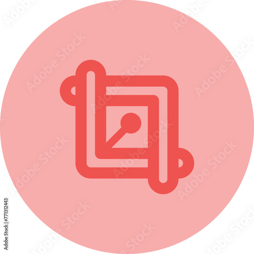Crop Vector Icon