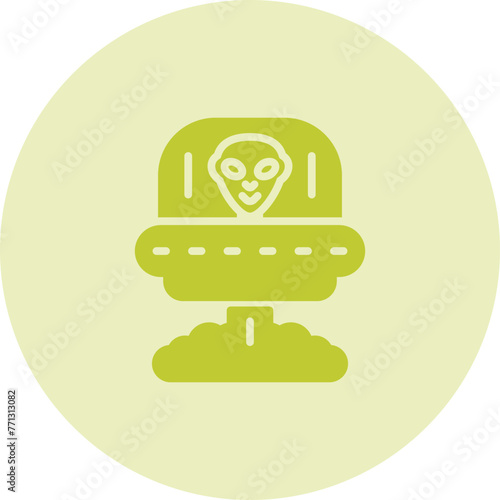 Spaceship Vector Icon