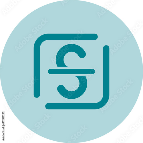 Strikethrough Vector Icon