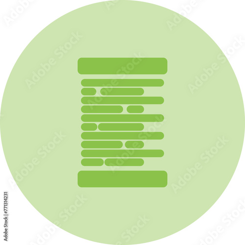 Right Alignment Vector Icon