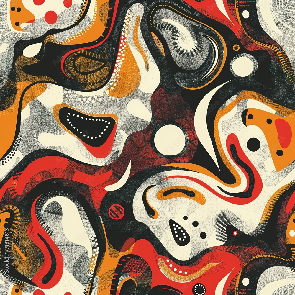 Abstract Paisley seamless pattern, deconstructed paisley elements for an avant-garde style. Seamless Pattern, Fabric Pattern, Tumbler wrap, Mug Wrap. Abstract Paisley seamless pattern, deconstructed paisley elements for an avant-garde style. Seamless Pattern, Fabric Pattern, Tumbler wrap, Mug Wrap.