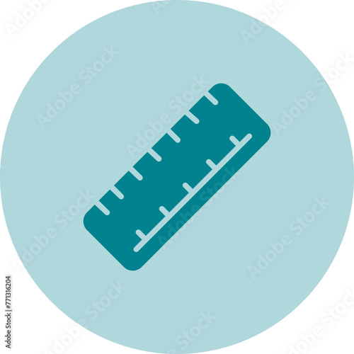 Ruler Vector Icon