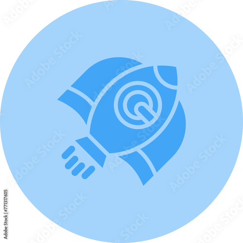 Rocket Ship Vector Icon