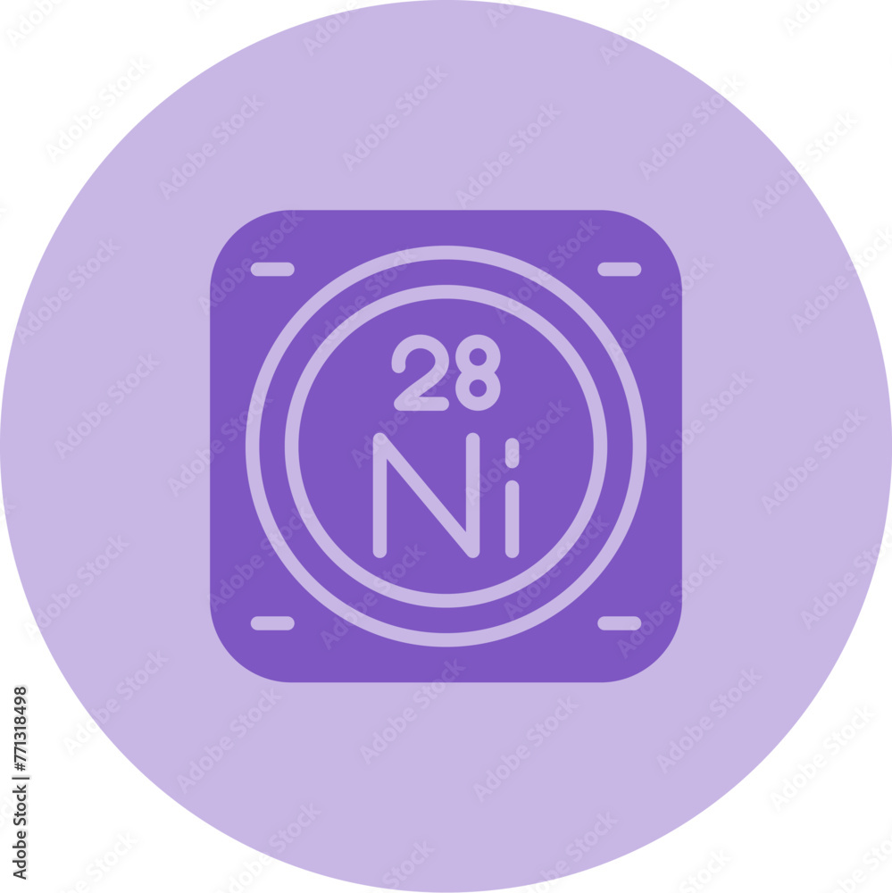 Nickel Vector Icon Nickel Vector Icon