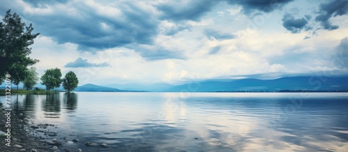 Scenic view of a tranquil l...