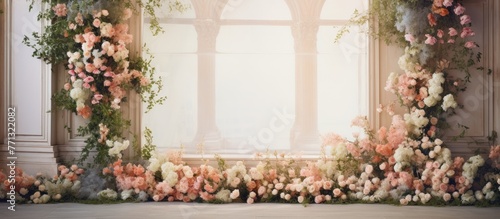 A spacious window adorned w...