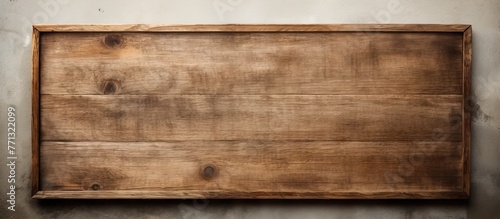 Wooden sign with intricate ...