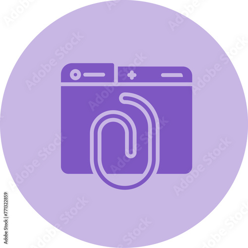 Atachment Vector Icon