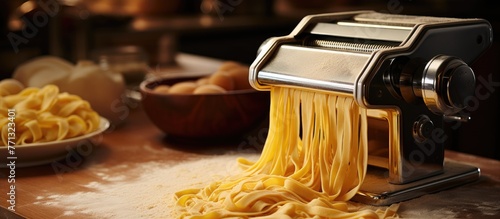 Preparing homemade tagliate...