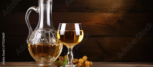 Close-up of a glass contain...
