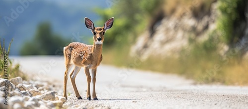 A young Roe deer, also know...