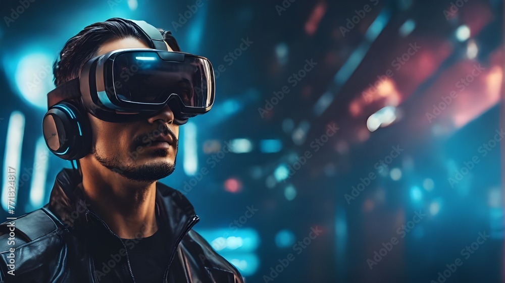 Tech Visionary: Embracing Augmented Reality Through Innovative AR Glasses. Generated AI Tech Visionary: Embracing Augmented Reality Through Innovative AR Glasses. Generated AI