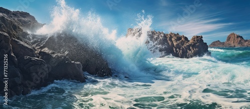 Powerful ocean waves relent...