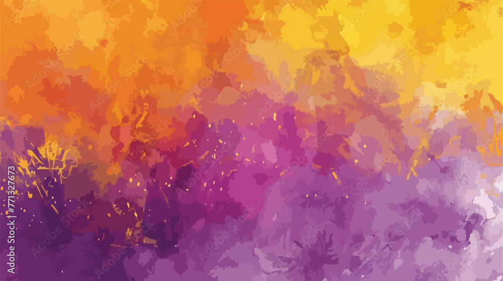 Violet lilac yellow orange abstract background