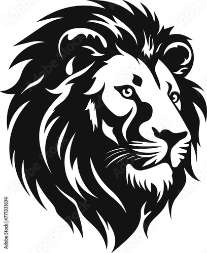 Fototapeta Naklejka Na Ścianę i Meble -  Lion head vector illustration