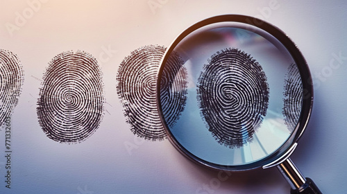 Fingerprints through a magnifying glass