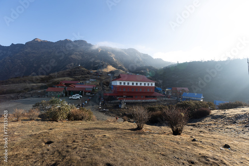 Kalinchowk city himalaya mountain in Napal photo