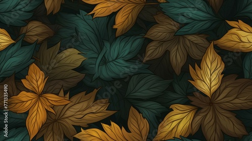 Tilable Leaves Texture