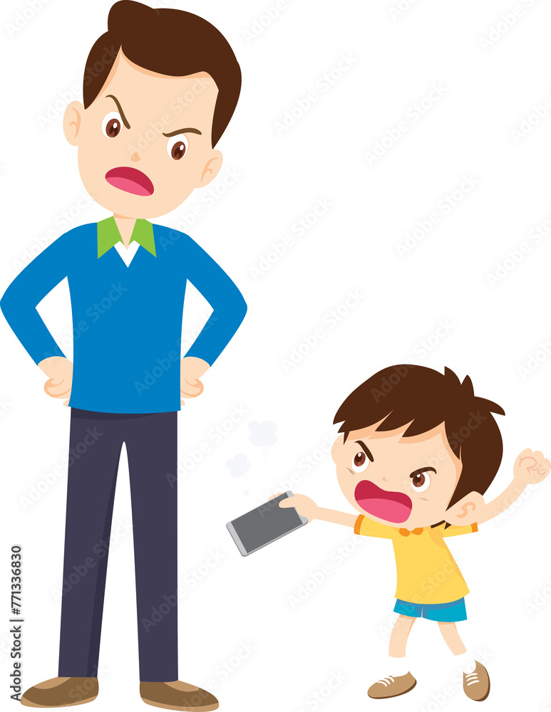 parent angry scold to kid addicted mobile phone parent angry scold to kid addicted mobile phone