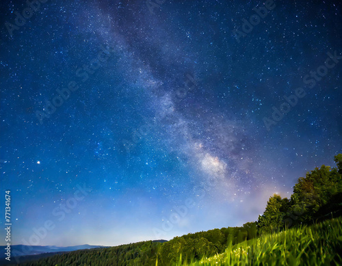 starry night sky fully with the stars