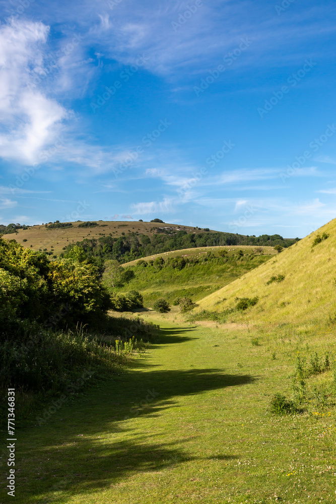 Devil's Dyke in Sussex on a sunny summer's day