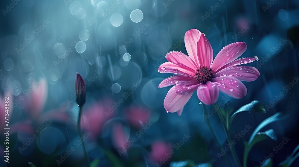 Dramatic flower Nature Background ,Generative ai, Dramatic flower Nature Background ,Generative ai,