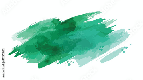 Green water collor marker texture illustration flat photo