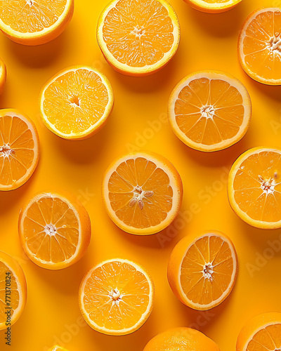 orange slices background