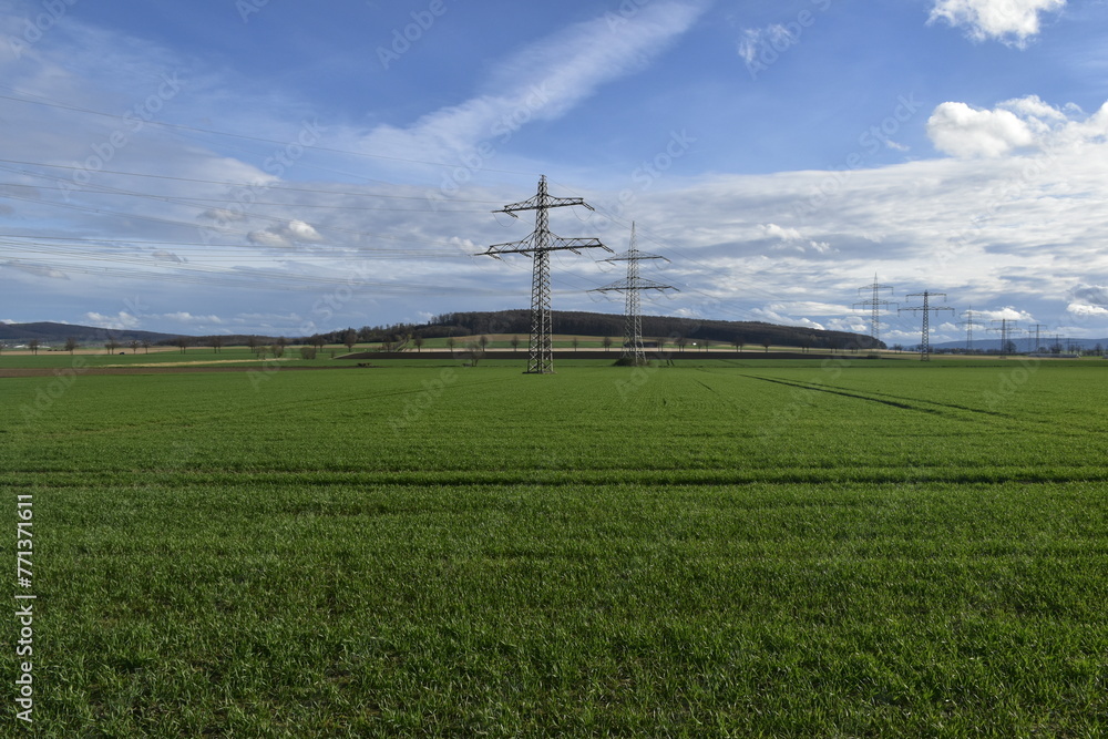 Schulenburger Umgebung mit blauem Himmel Schulenburger Umgebung mit blauem Himmel