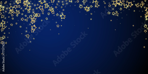Christmas stars vector overlay.