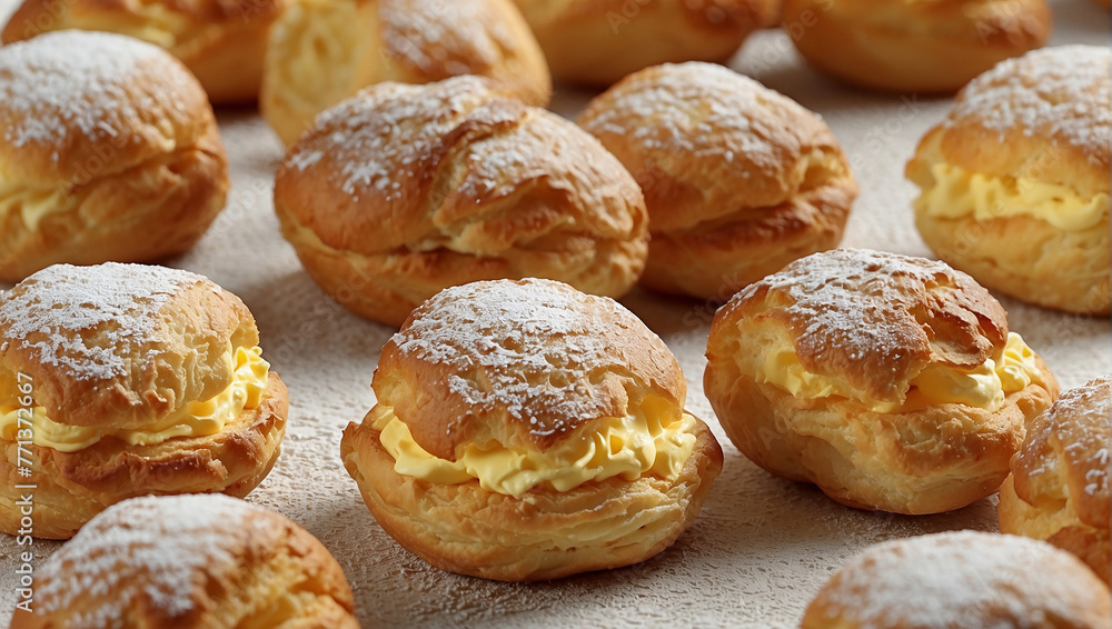 Cream Puffs with beautiful look 