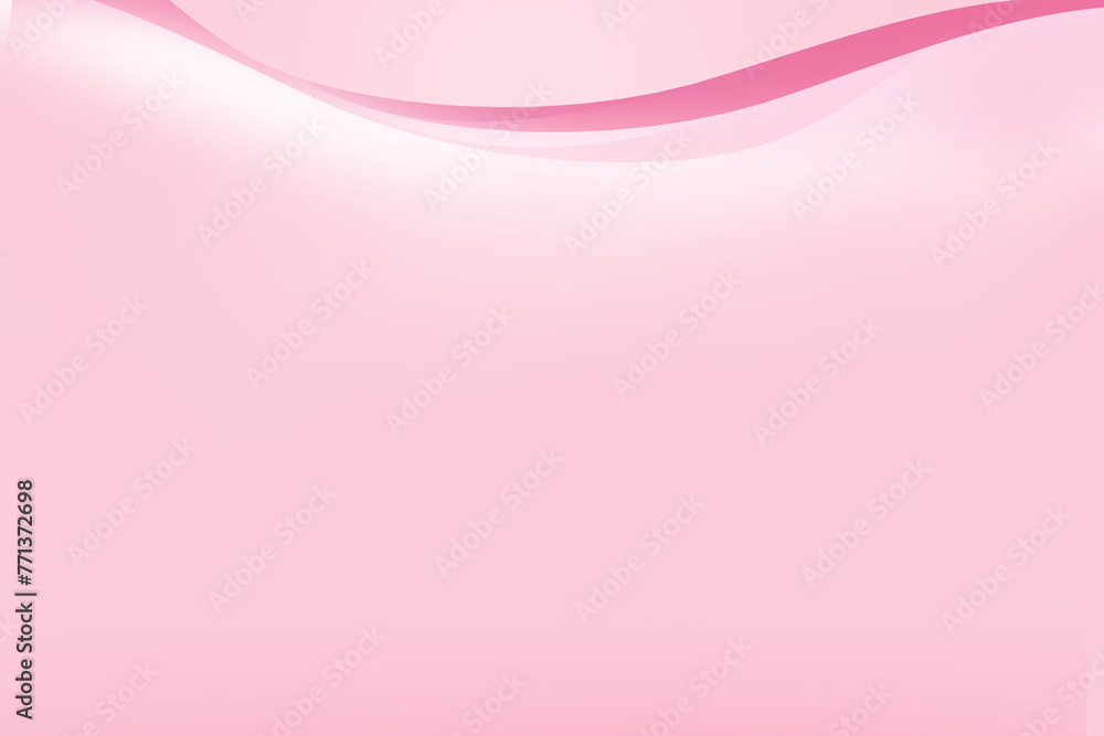 Soft light pink color background with curve wave pattern graphics ...