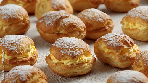 Cream Puffs with beautiful look 
