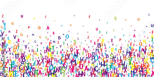 Concept of school background. Colorful childish