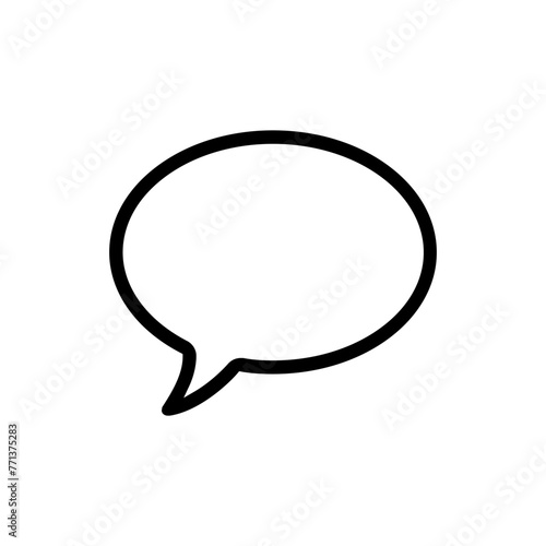 Adobe Illustrator ArtworkMessage icon vector. Chat illustration sign. Forum symbol. Communication logo.