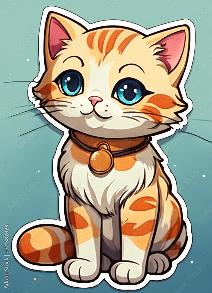 Fototapeta premium cute little cat