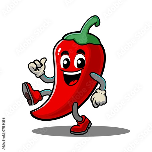 red chili cartoon