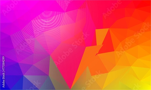 abstract background with triangles
