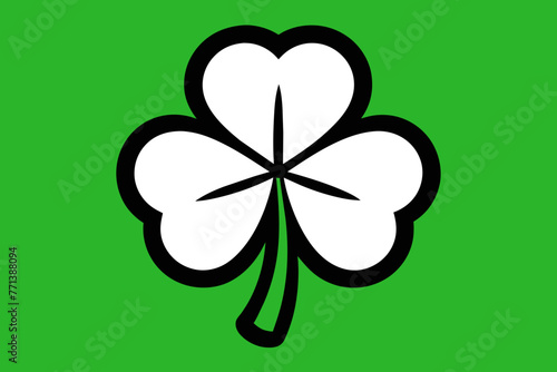 St. Patrick's Day Clover Icon  photo