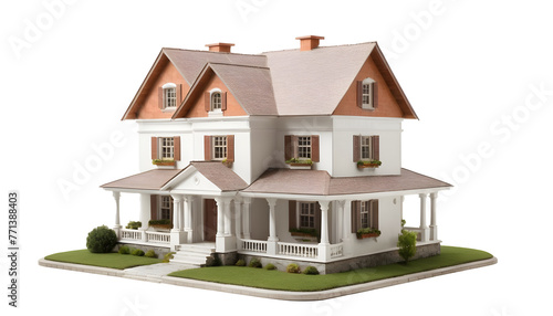 3d render of a house