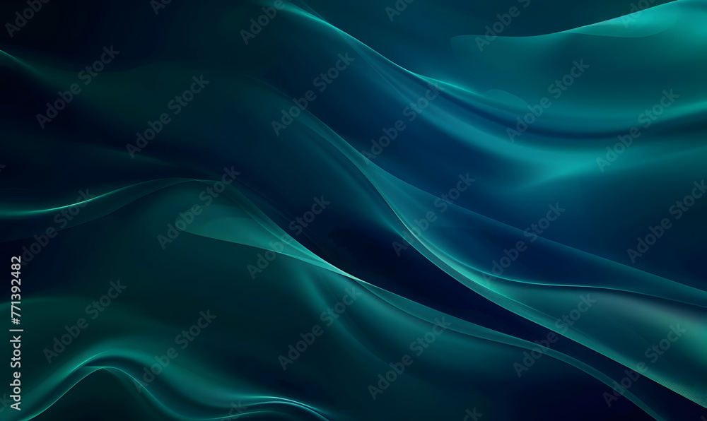 A dark blue-green vector background with a colorful blur gradient,Generative AI A dark blue-green vector background with a colorful blur gradient,Generative AI