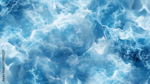 background of a sky blue marble texture © choco