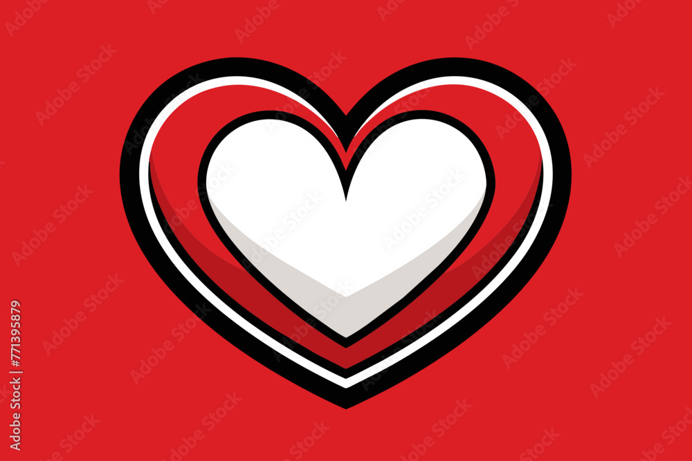 Valentine's Day Heart Vector