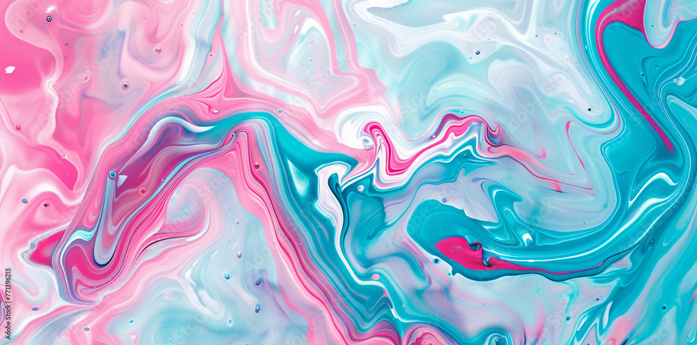 Abstract background with pink and blue, AI Generative.